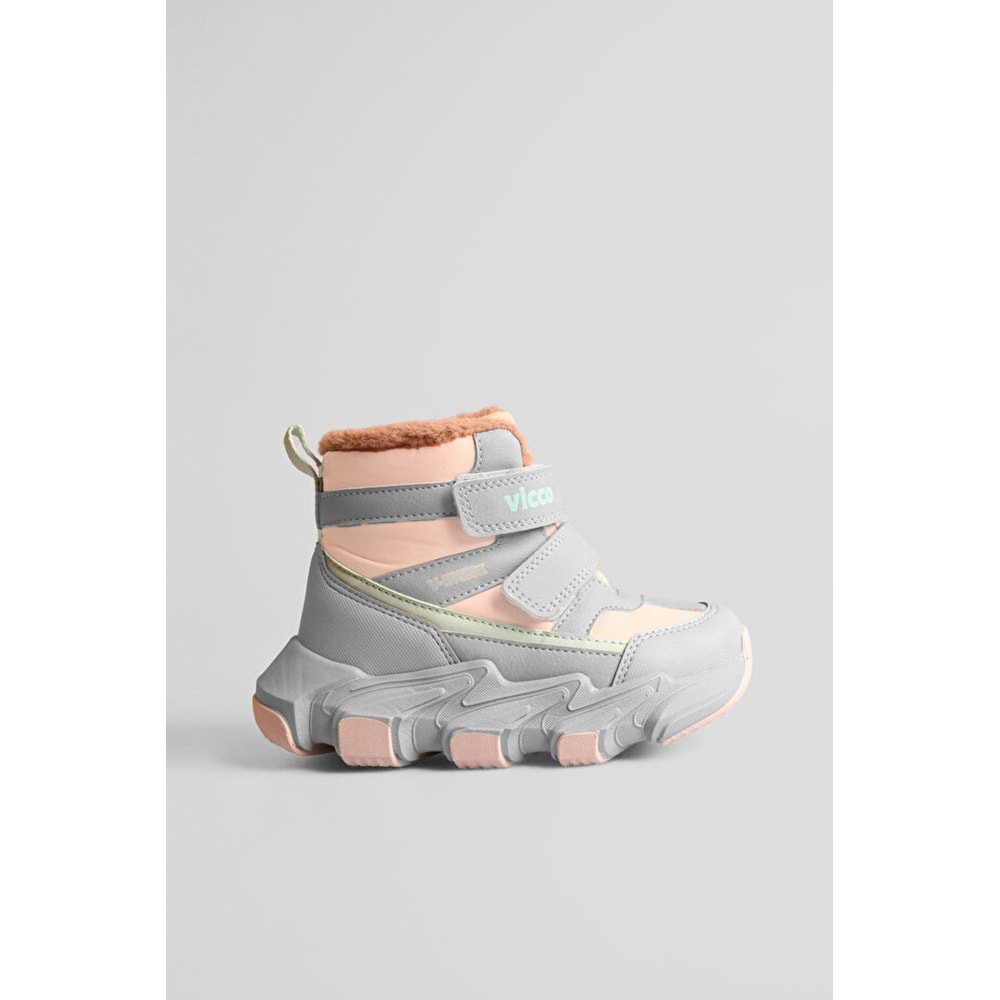 VİCCO FON KIZ ÇOCUK KÜRKLÜ BOT - PUDRA - 31