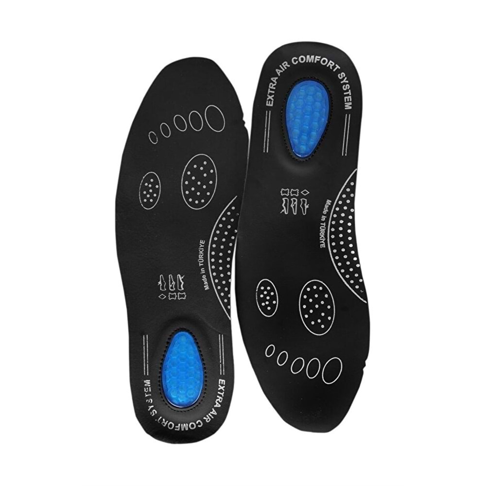 İzci Form Hakiki Deri Ortopedik İç Tabanlık Astar - SİYAH - 40-41