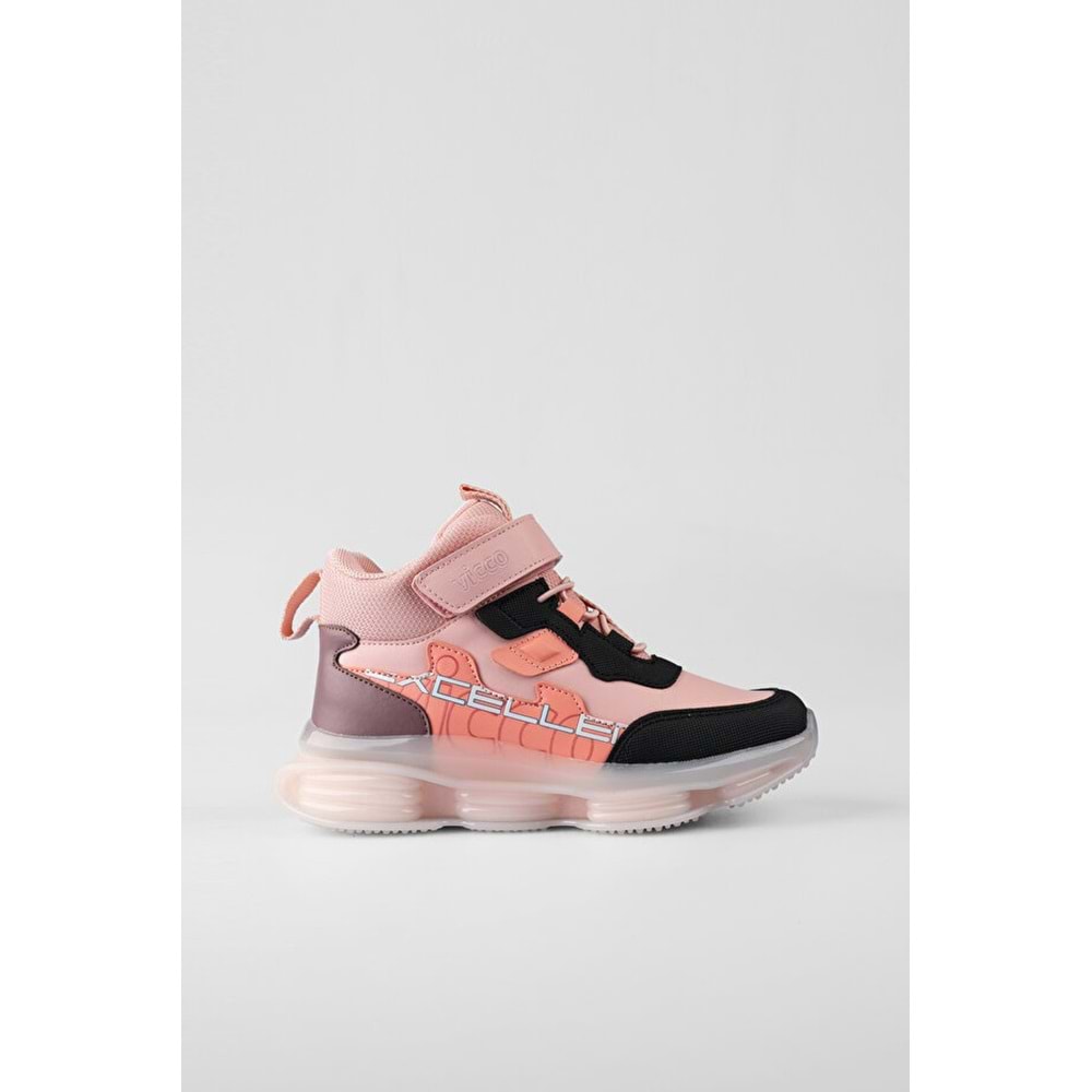 VİCCO HEEL SU İTİCİ ÇOCUK SNEAKER BOT - PUDRA - 35