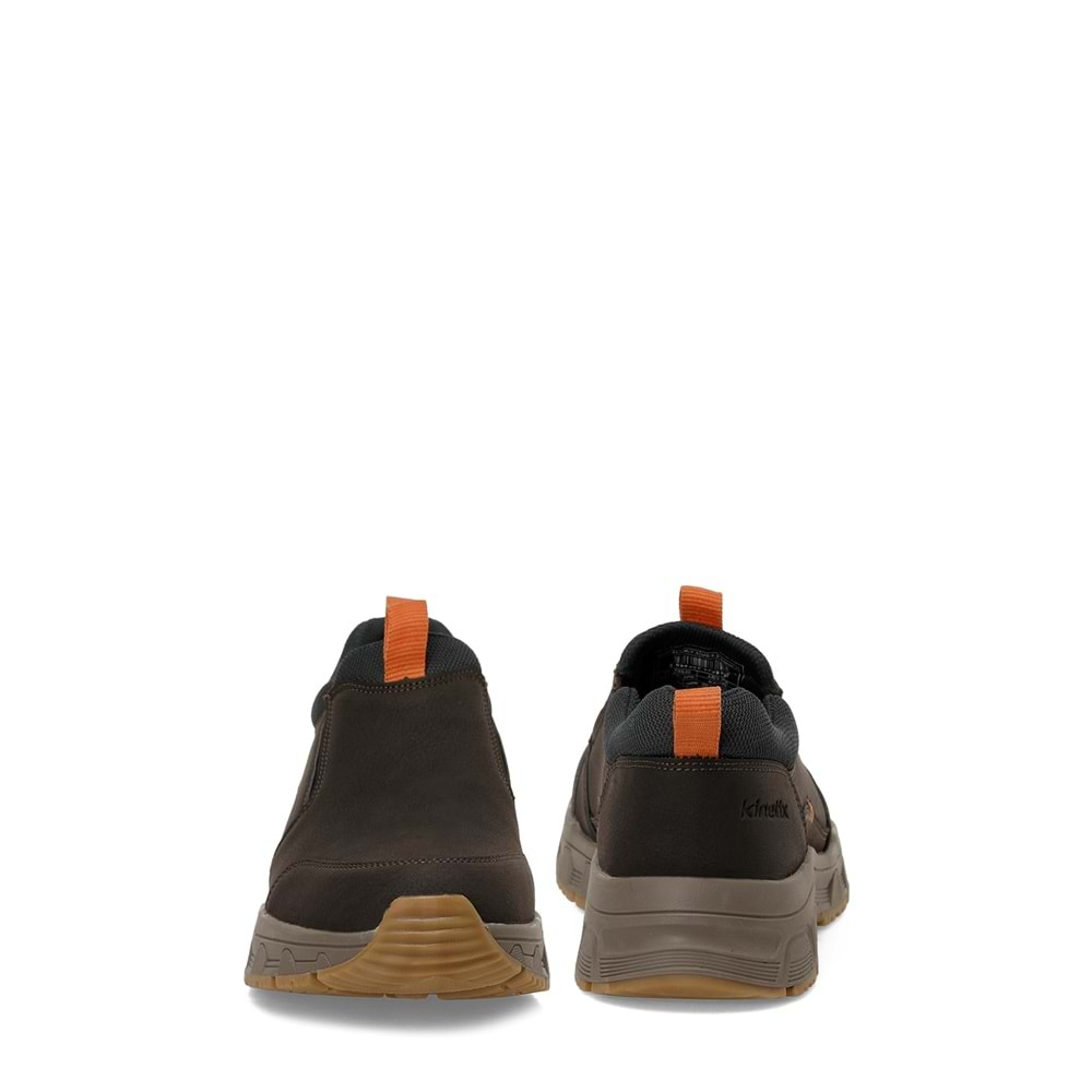 KİNETİX ARIS 5PR ERKEK SLİP ON AYAKKABI - KAHVERENGİ - 41