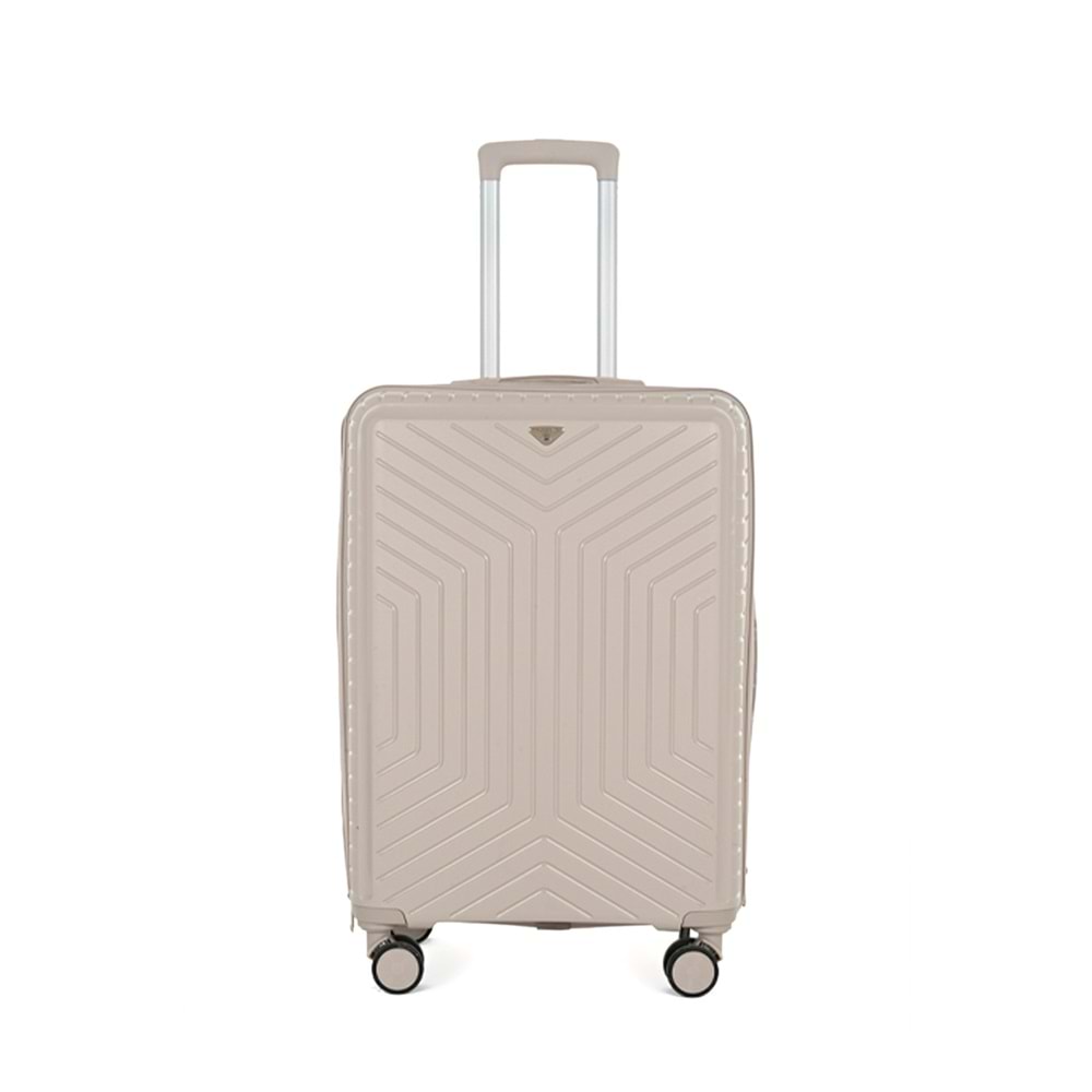 LUMBERJACK PARIS-B PP 5PR BÜYÜK BOY VALİZ - BEJ - STD