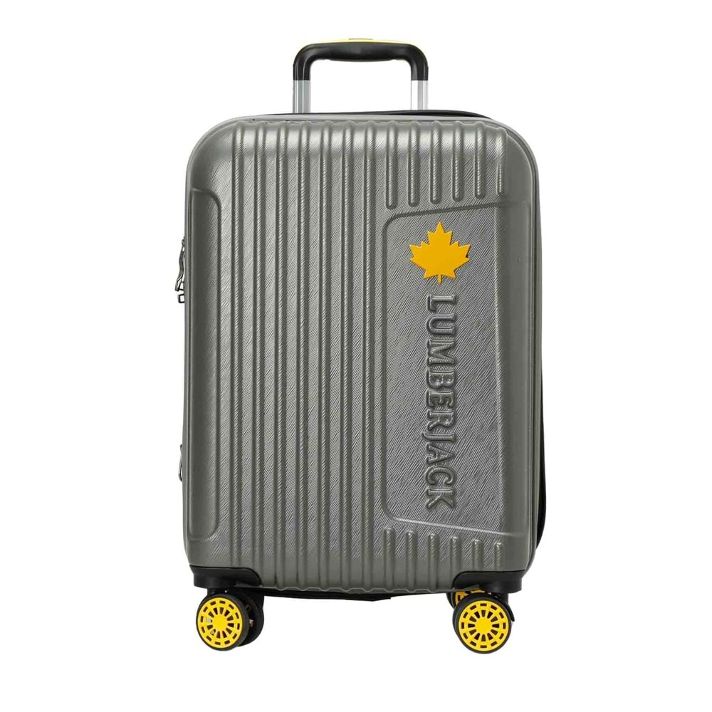 LUMBERJACK BERLIN-K ABS 5PR KABİN BOY VALİZ - GRİ - STD