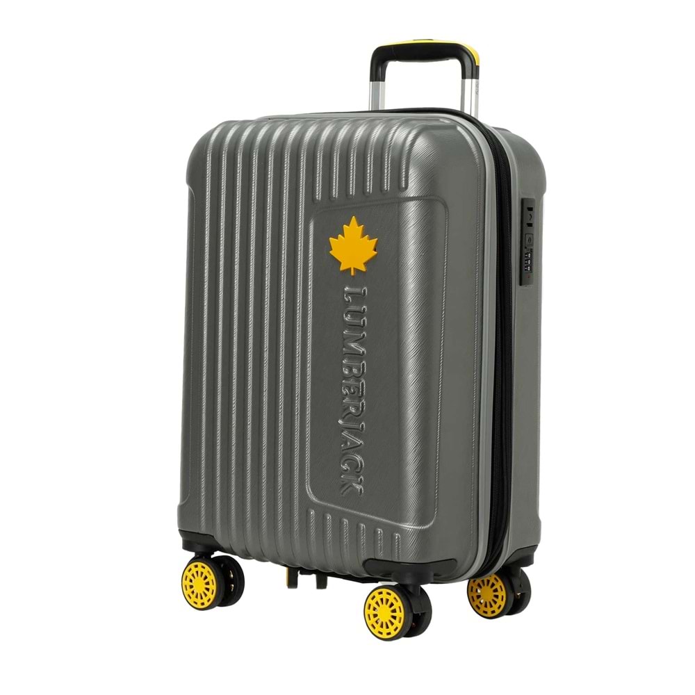 LUMBERJACK BERLIN-K ABS 5PR KABİN BOY VALİZ - GRİ - STD