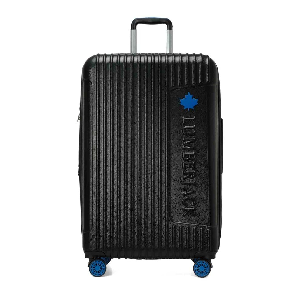 LUMBERJACK BERLIN-B ABS 5PR BÜYÜK BOY VALİZ - SİYAH - STD