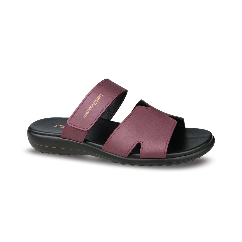 Ceyonomi Palermo-10 Kadın Terlik - Bordo - 36