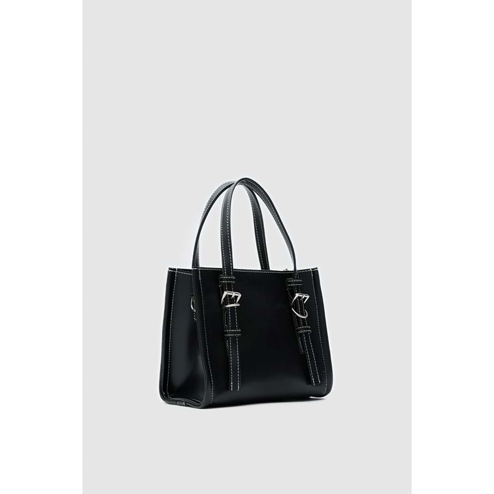 1060 Kadın Çapraz El ve Omuz Çantası - SİYAH