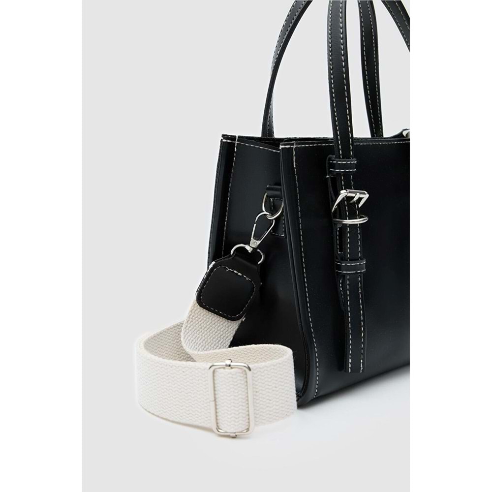 1060 Kadın Çapraz El ve Omuz Çantası - SİYAH