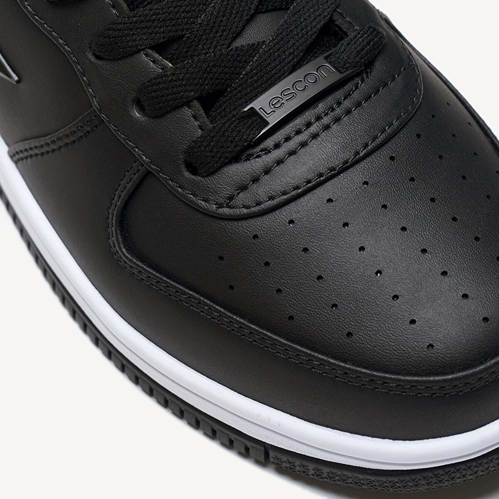 LESCON ZEPLIN 7 ERKEK SNEAKER SPOR AYAKKABI - SİYAH - 40
