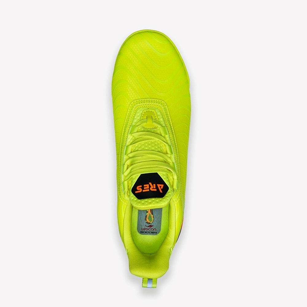 LESCON ARES 6 UNİSEX HALI SAHA FUTBOL AYAKKABISI - FOSFOR YEŞİL - 37