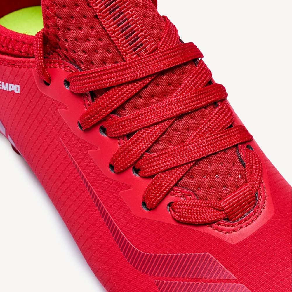 LESCON TEMPO 4 ÇOCUK KRAMPON FUTBOL AYAKKABISI - KIRMIZI - 34