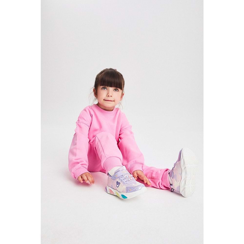 VİCCO GELATO IŞIKLI KIZ ÇOCUK SPOR AYAKKABI - LİLA - 22
