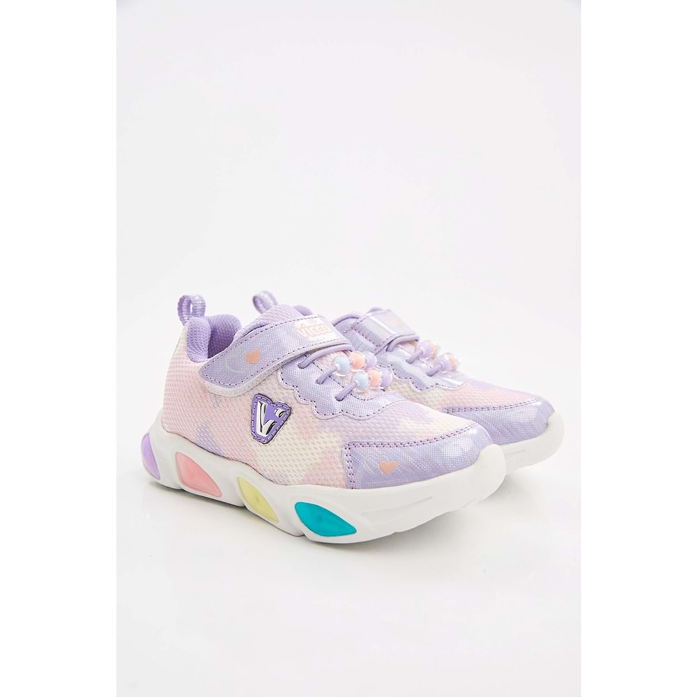 VİCCO GELATO IŞIKLI KIZ ÇOCUK SPOR AYAKKABI - LİLA - 30