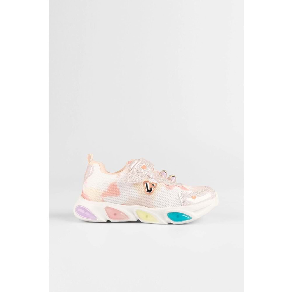 VİCCO GELATO IŞIKLI KIZ ÇOCUK SPOR AYAKKABI - PUDRA - 30