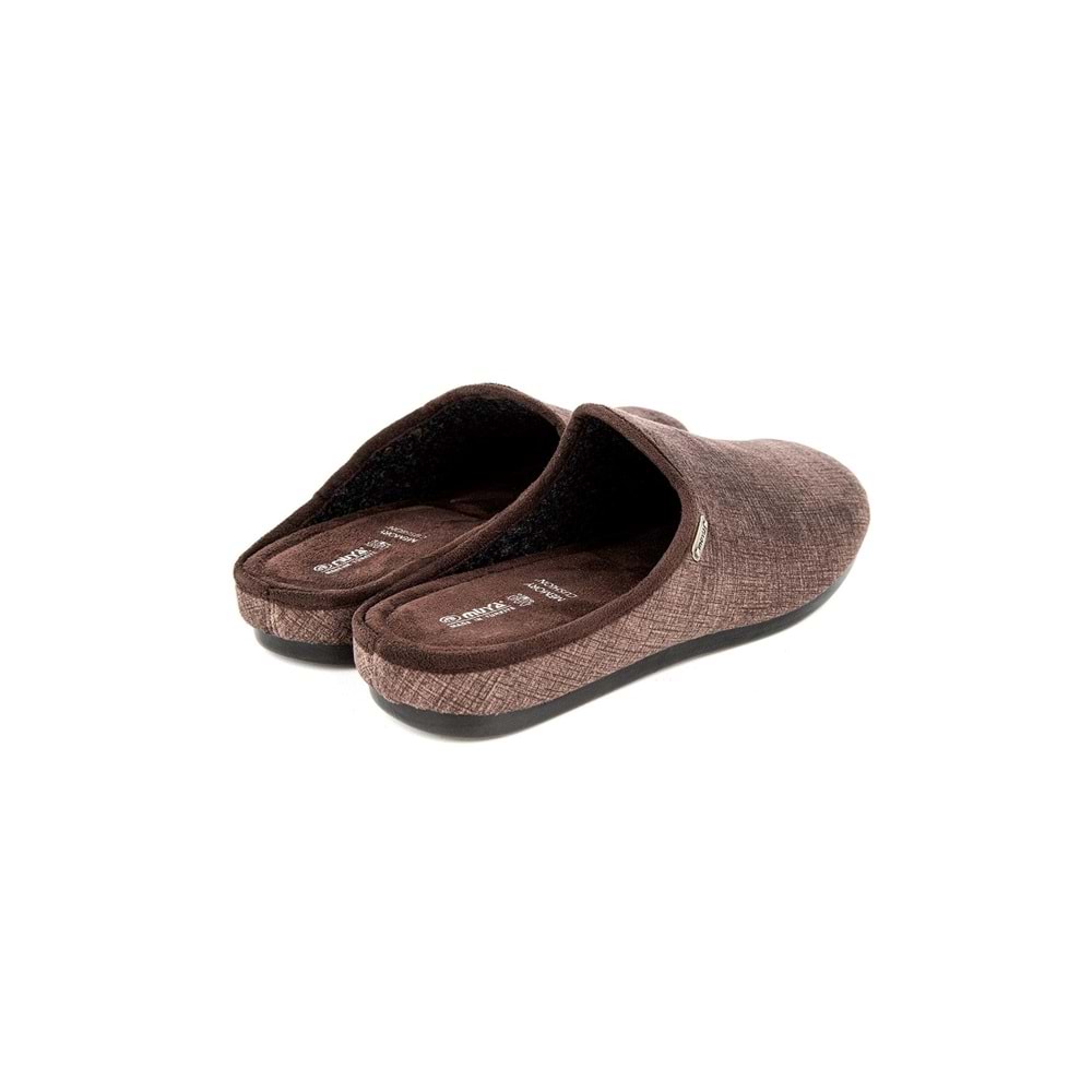 Muya Chans Anatomik Taban Erkek Ev Terliği - Kahverengi - 40