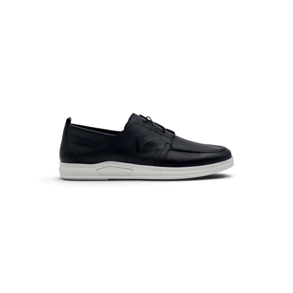 VOYAGER 5591 ERKEK HAKİKİ DERİ CASUAL AYAKKABI - SİYAH - 40