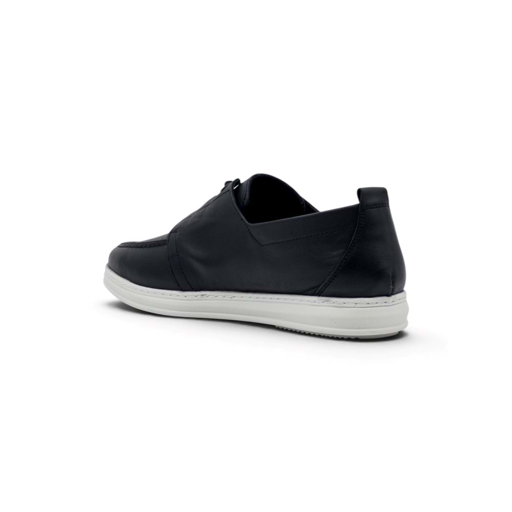 VOYAGER 5591 ERKEK HAKİKİ DERİ CASUAL AYAKKABI - SİYAH - 40