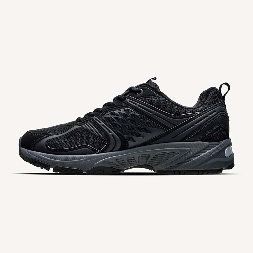 LESCON MAGNEZYA ERKEK SNEAKER SPOR AYAKKABI - SİYAH - 41