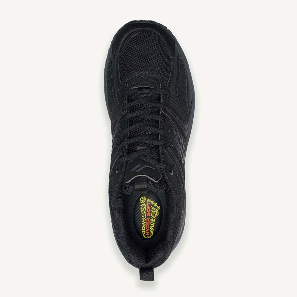 LESCON MAGNEZYA ERKEK SNEAKER SPOR AYAKKABI - SİYAH - 41