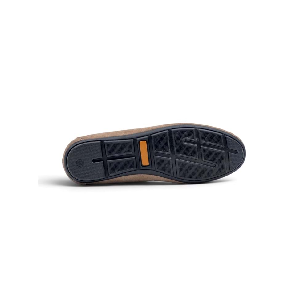 VOYAGER 4187 HAKİKİ DERİ ERKEK LOAFER AYAKKABI - SÜET KUM - 40