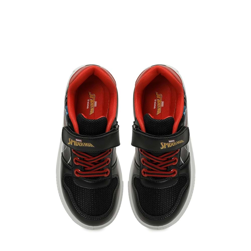 SPIDERMAN JOHANN.P6FX ERKEK ÇOCUK SNEAKER - SİYAH - 30