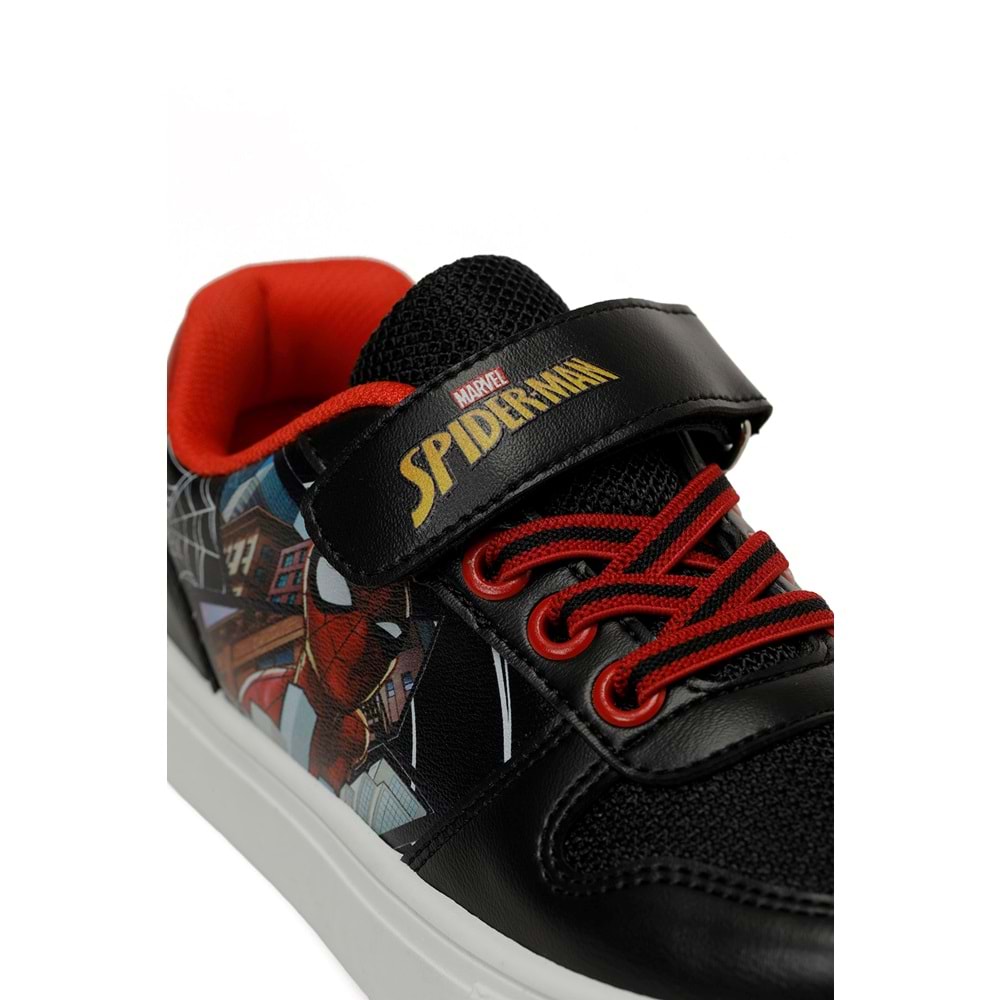 SPIDERMAN JOHANN.P6FX ERKEK ÇOCUK SNEAKER - SİYAH - 30