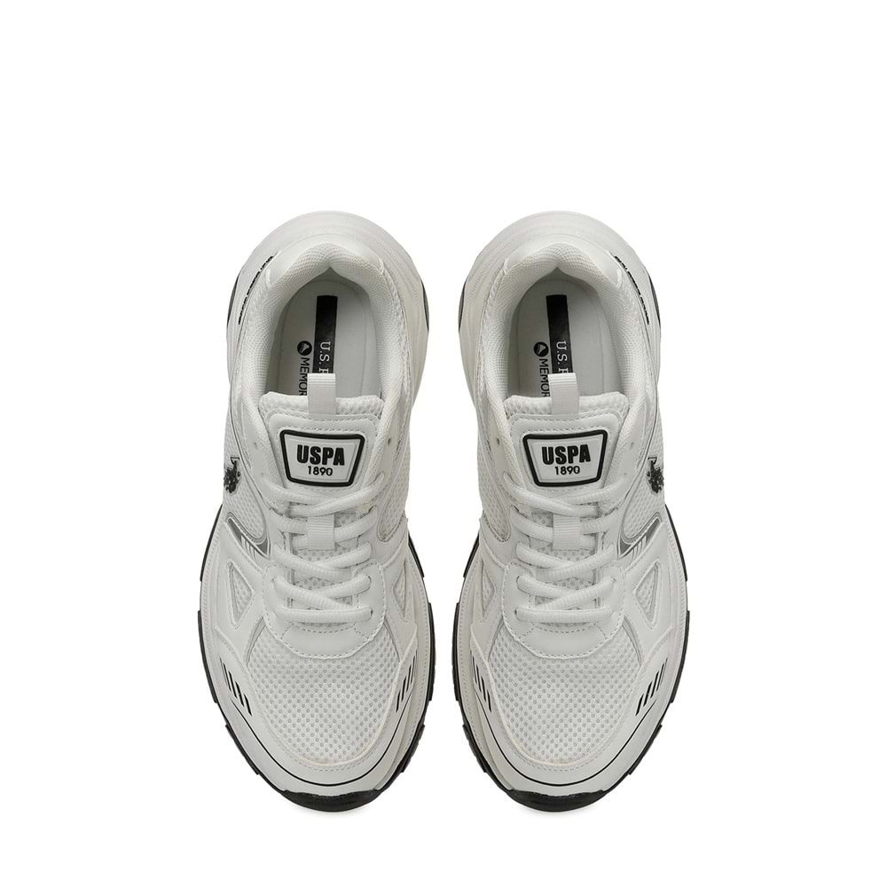 U.S. POLO ASSN. MERIDA 6FX KADIN SPOR AYAKKABI - BEYAZ - 40