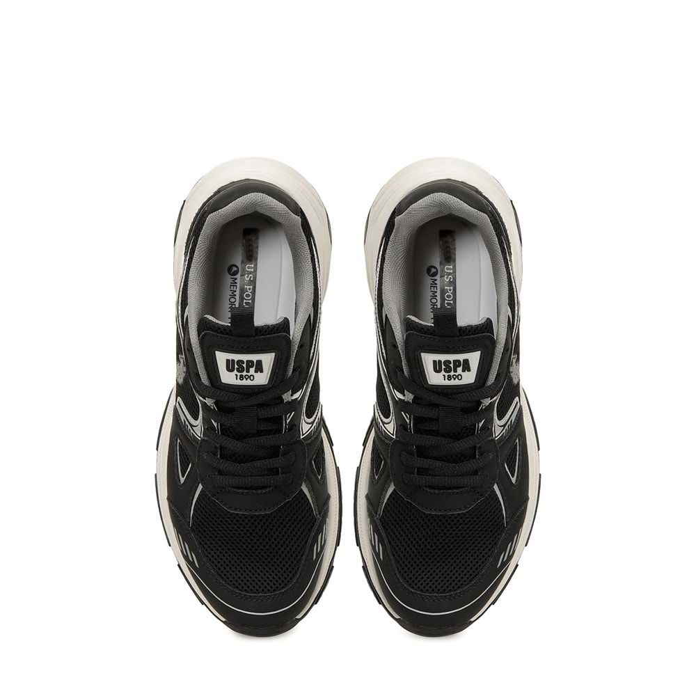U.S. POLO ASSN. MERIDA 6FX KADIN SPOR AYAKKABI - SİYAH - 38