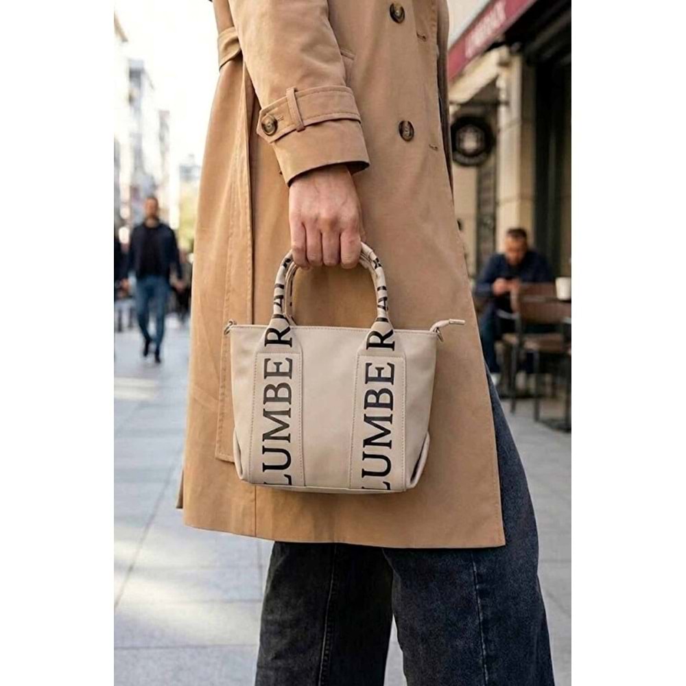 LUMBERJACK STN BZY KLN KL 6FX KADIN EL ÇANTASI - BEJ - STD