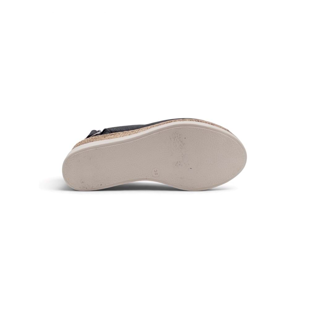 VOYAGER Z854 HAKİKİ DERİ KADIN SANDALET - SİYAH - 37