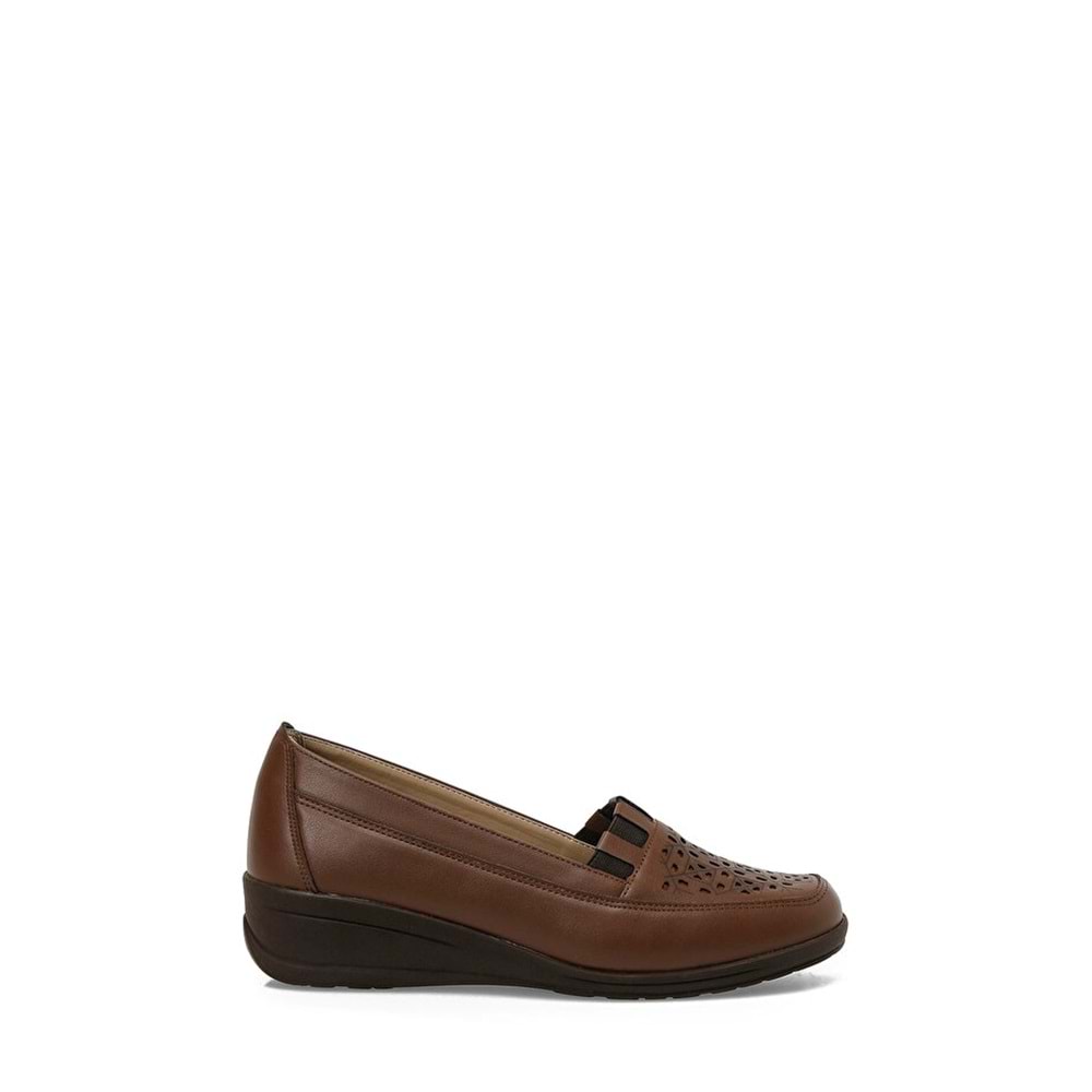 POLARİS 166088.Z6FX KADIN DOLGU TOPUK COMFORT AYAKKABI - TABA - 36