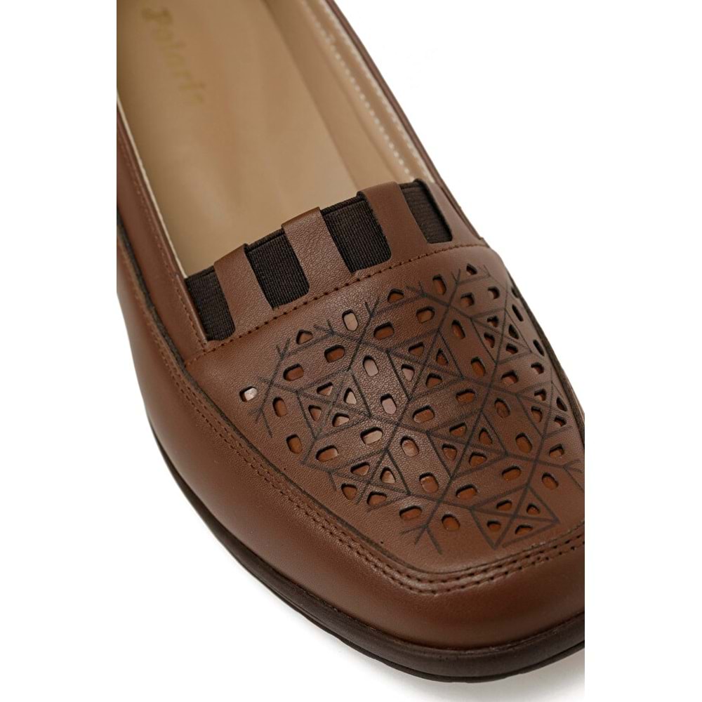 POLARİS 166088.Z6FX KADIN DOLGU TOPUK COMFORT AYAKKABI - TABA - 36