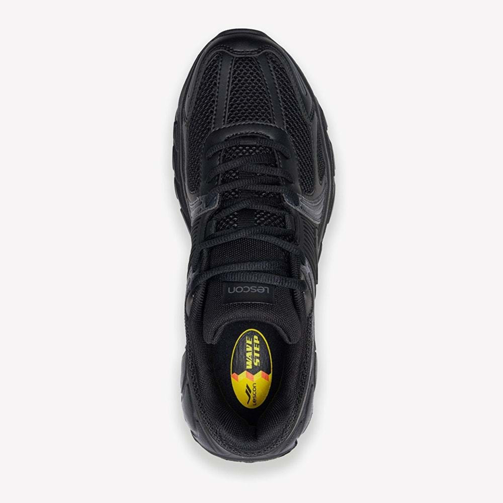 LESCON MEGARON UNİSEX SNEAKER AYAKKABI - SİYAH - 40