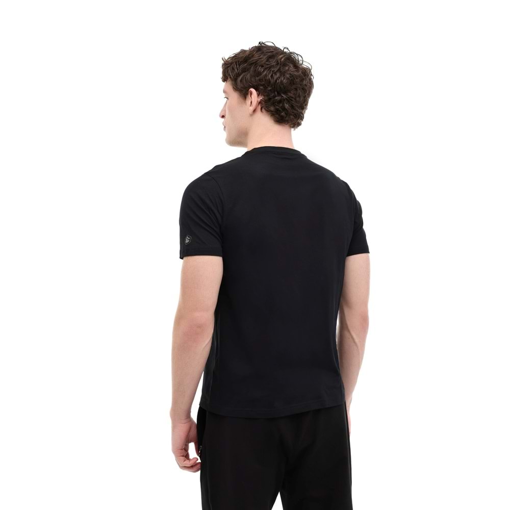 LUMBERJACK ML ULRICH 11ID1-100 6FX ERKEK KISA KOL TİŞÖRT - SİYAH - L