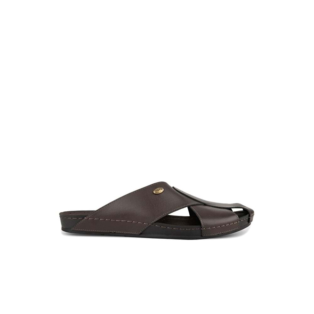 Muya İawn Anatomik Taban Dört Mevsim Erkek Terlik - Kahverengi - 40