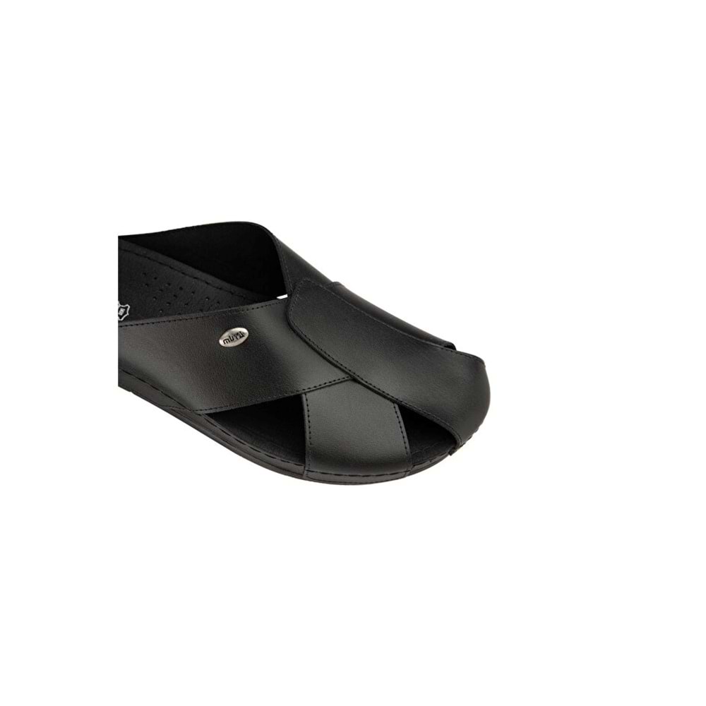 Muya İawn Anatomik Taban Dört Mevsim Erkek Terlik - Siyah - 40