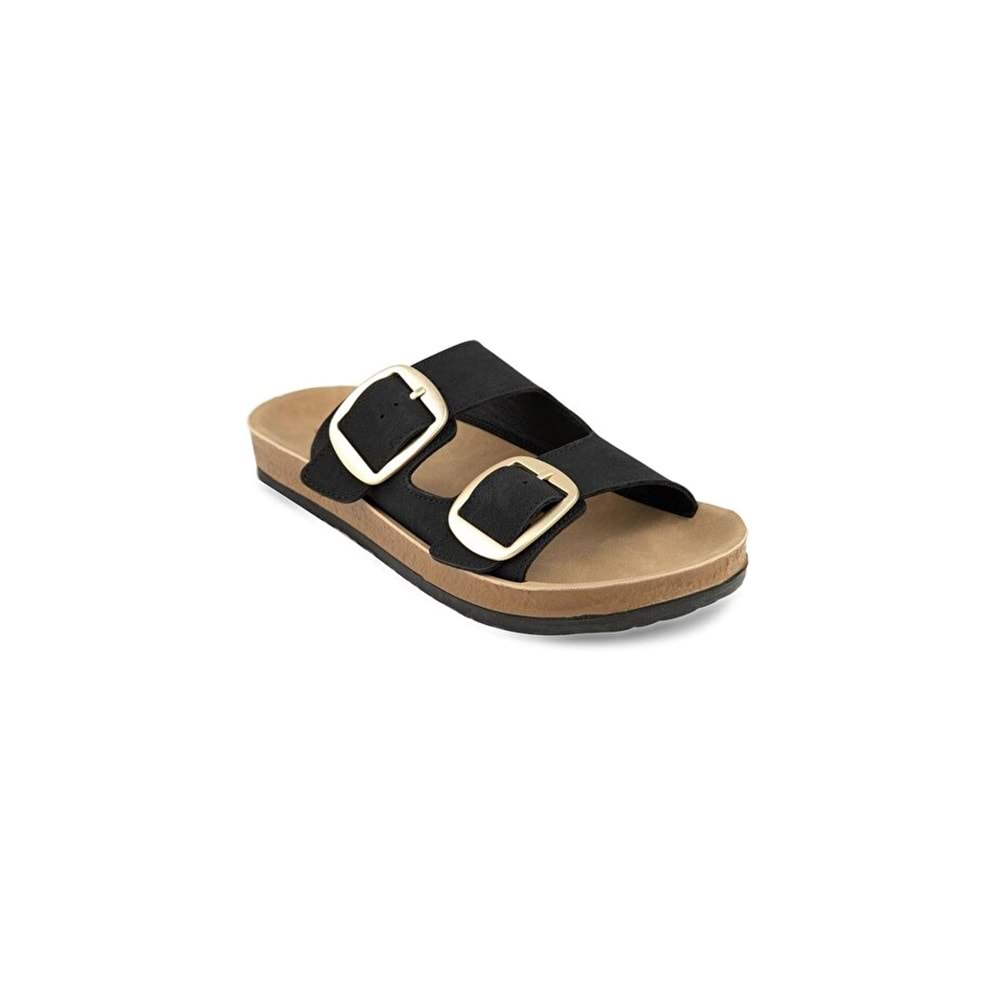 Muya Eterei Anatomik Taban Kadın Terlik - Siyah - 40