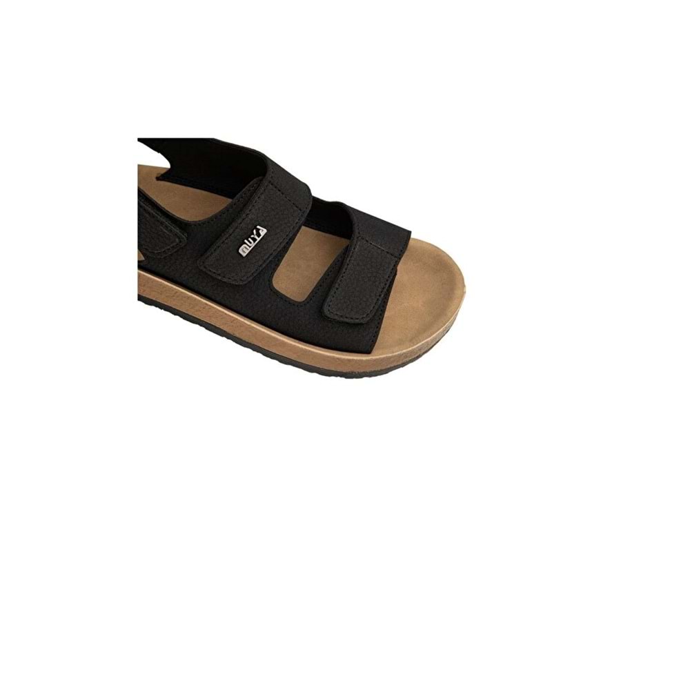 Muya Lava Anatomik Taban Unisex Sandalet - Siyah - 40