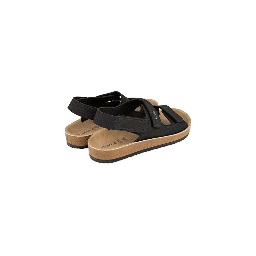 Muya Lava Anatomik Taban Unisex Sandalet - Siyah - 40