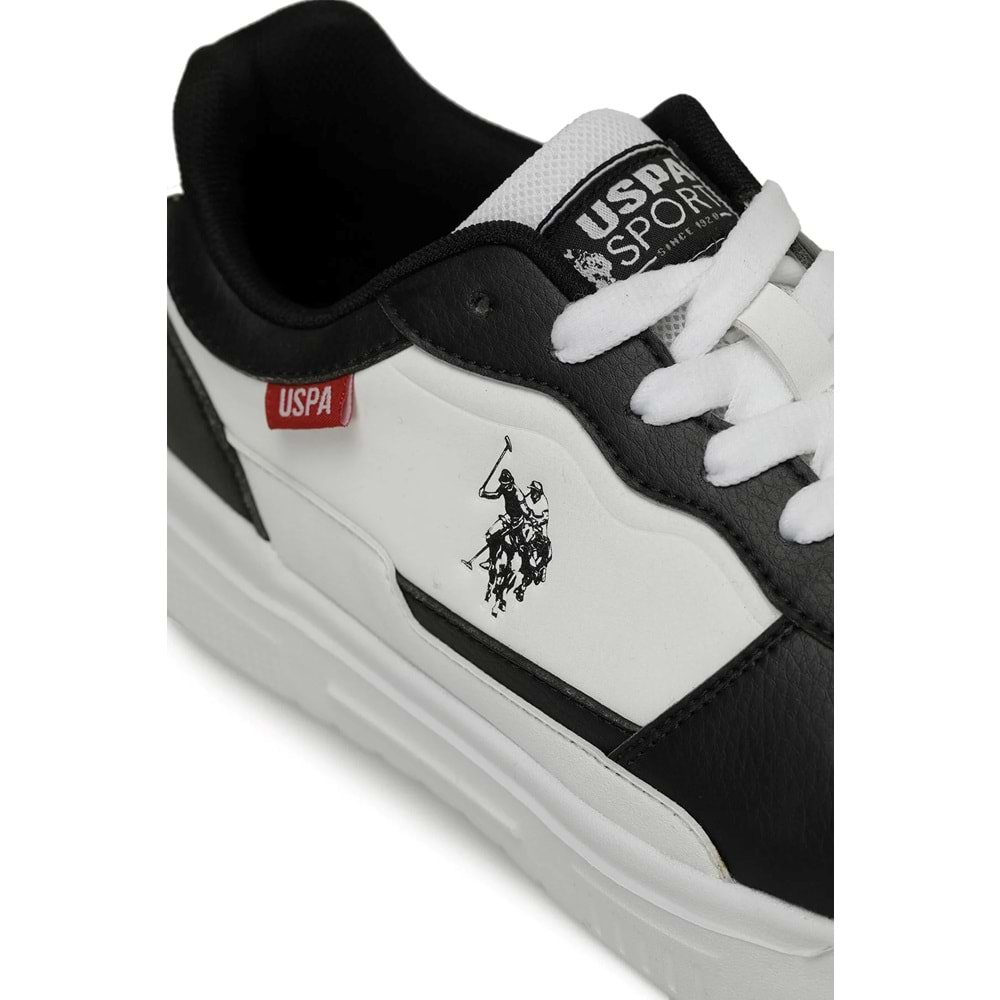 U.S. POLO ASSN. HOOD 6FX KADIN SNEAKER - SİYAH - 40
