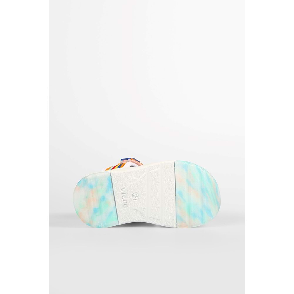 VİCCO FLOW II ERKEK ÇOCUK SANDALET - BEYAZ-SAKS - 22