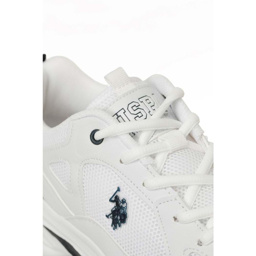U.S. POLO ASSN. BOB WMN 6FX KADIN SNEAKER - BEYAZ - 40