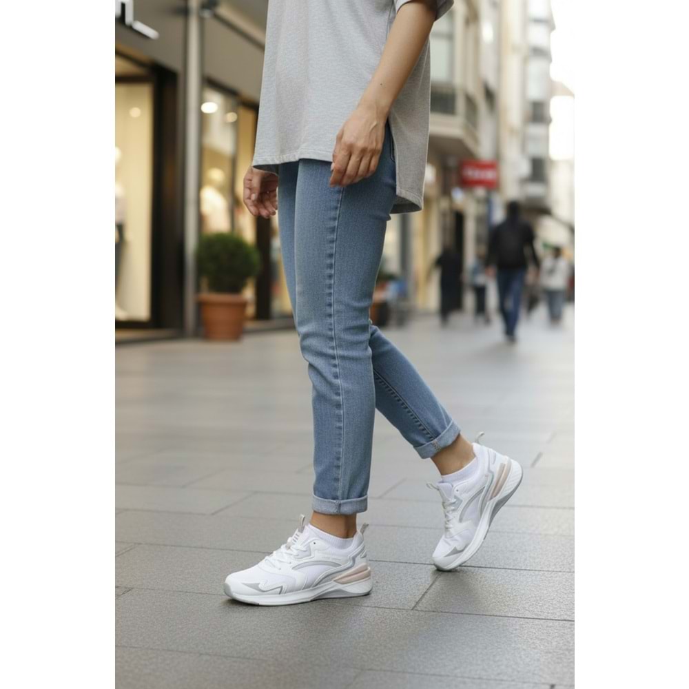 KİNETİX AVISA TX W 6FX KADIN KOŞU AYAKKABISI - BEYAZ - 40