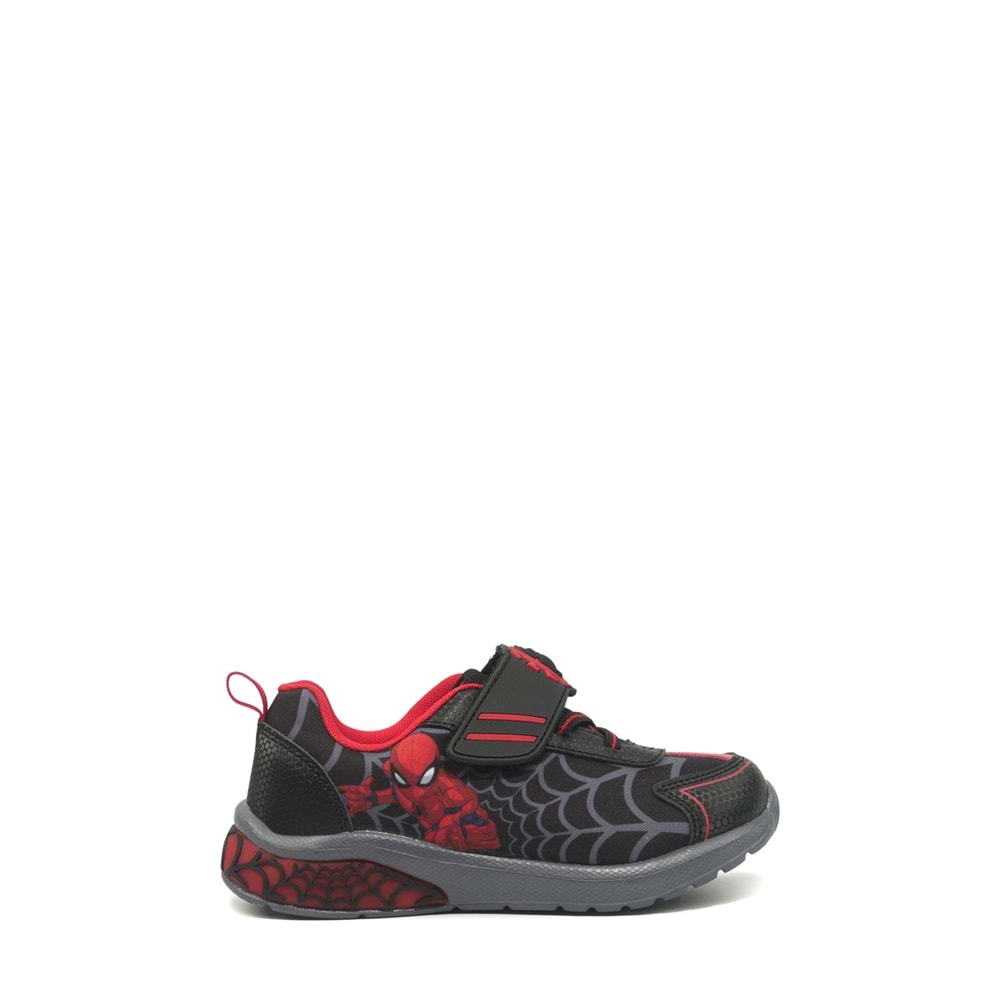 SPIDERMAN INSO.P6FX IŞIKLI ERKEK ÇOCUK SNEAKER - SİYAH - 30