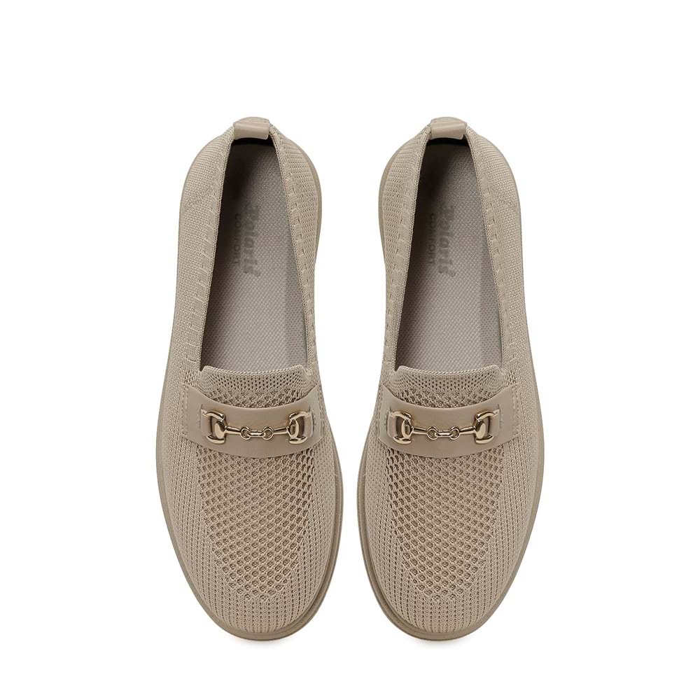 POLARİS 166783.Z6FX KADIN LOAFER AYAKKABI - VİZON - 40