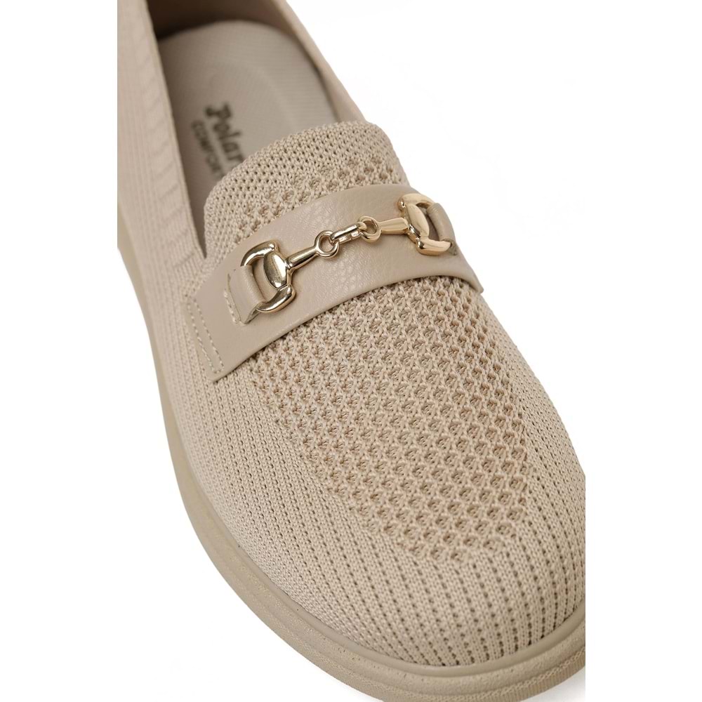 POLARİS 166783.Z6FX KADIN LOAFER AYAKKABI - VİZON - 40