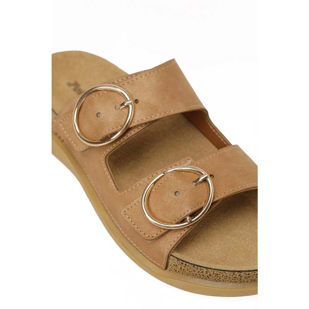 POLARİS 167196.Z6FX KADIN COMFORT TERLİK - TABA - 40