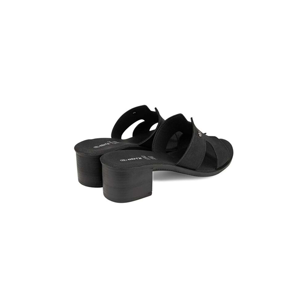 Muya İliyonse Anatomik Taban Kadın Terlik - Siyah - 40