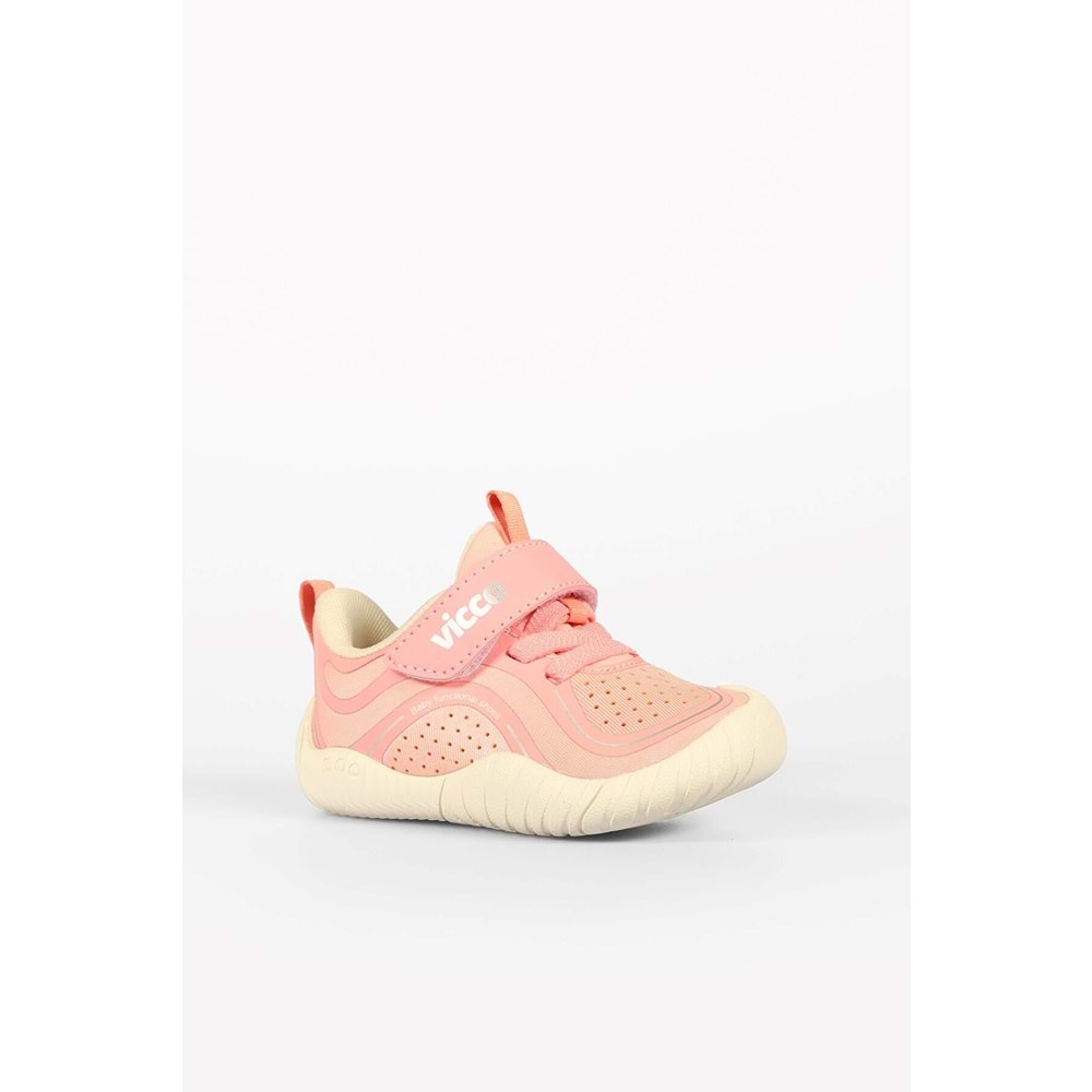 VİCCO YAOMİ UNİSEX BEBEK İLK ADIM SNEAKER - PUDRA - 21