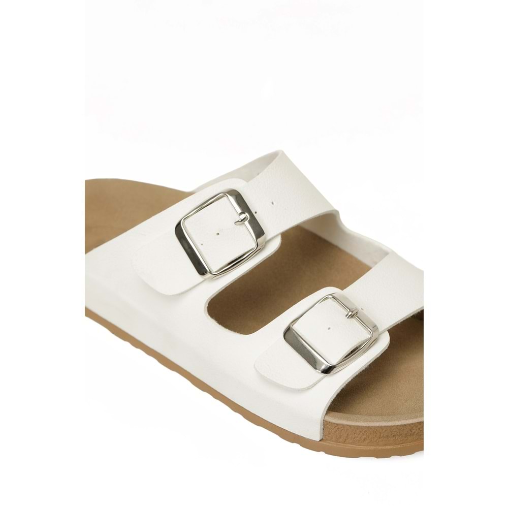 KİNETİX LAYSIA 6FX KADIN TERLİK - BEYAZ - 40