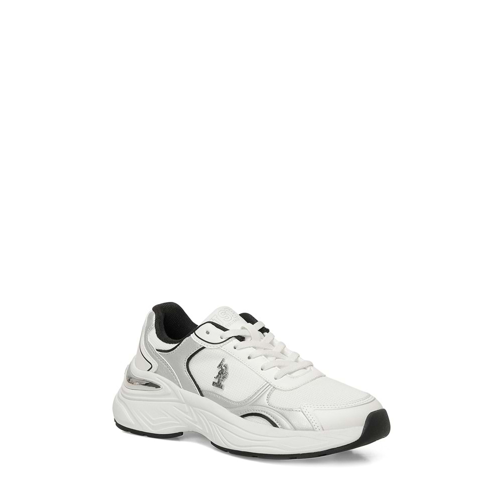 U.S. POLO ASSN. ILINA 6FX KADIN SPOR AYAKKABI - BEYAZ - 40